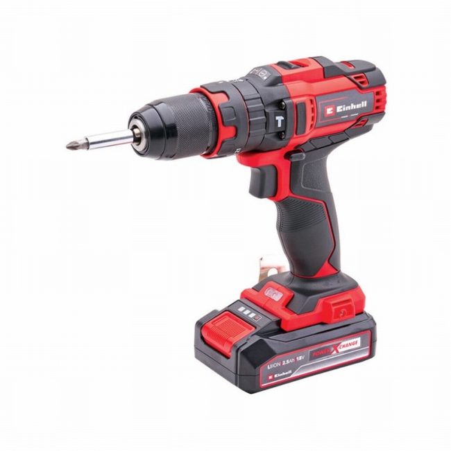 Einhell 4514287 18V Combi Drill With a 2.5Ah Li-ion Battery - Image 2