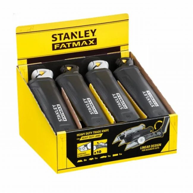 Stanley XMS25PROKNIF Retractable Pro Knife With 10 Blades - Image 2