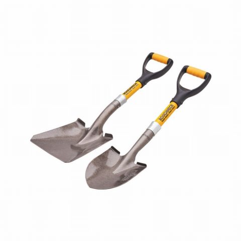 Roughneck XMS25SHOVEL Bulk & Round Micro Shovel Twin Pack