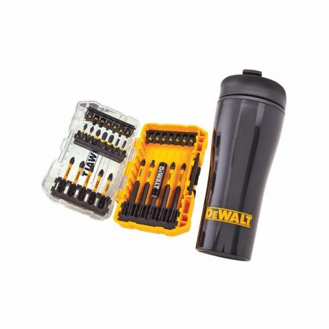 DeWalt DT70903T-QZ 32 Piece FlexTorq Bit Set & Travel Mug