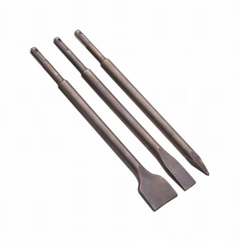 Faithfull XMS25SDSSET 3 Piece SDS+ Chisel Bit Set