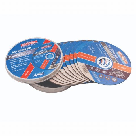 Faithfull FAI11512INO 115mm (4.5in) Inox Discs