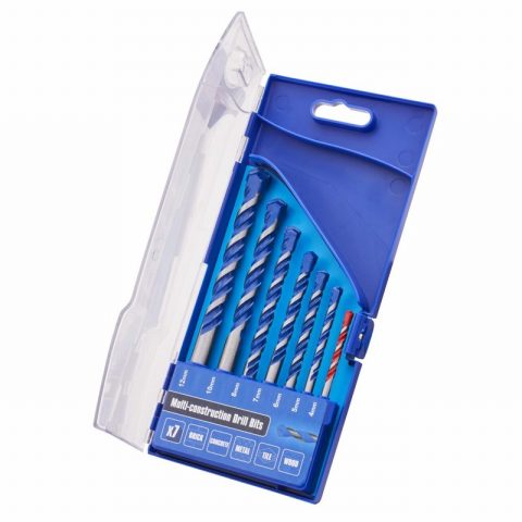 Faithfull FAIMCDSET7 Multi Construction Drill Set, 7 Piece