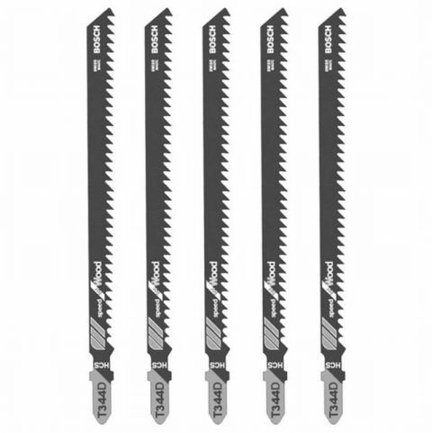 Bosch 2608633A34 152mm Jigsaw Blade for Wood – Pack of 5