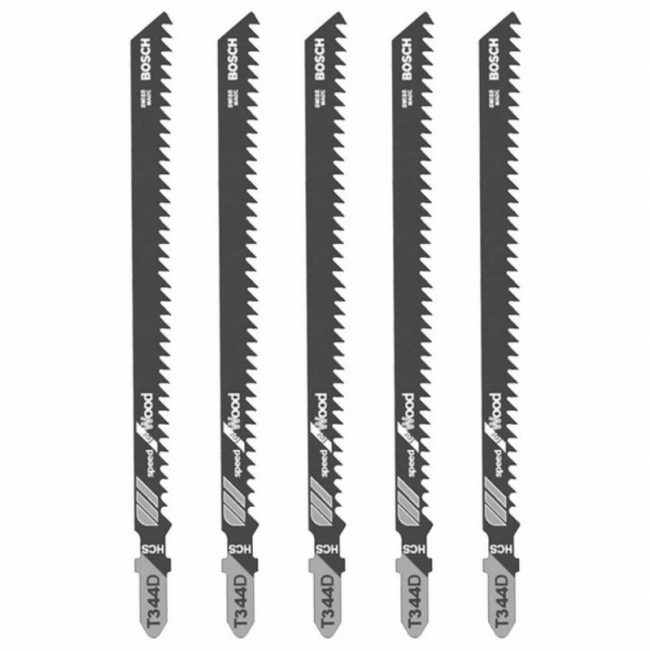 Bosch 2608633A34 152mm Jigsaw Blade for Wood - Pack of 5