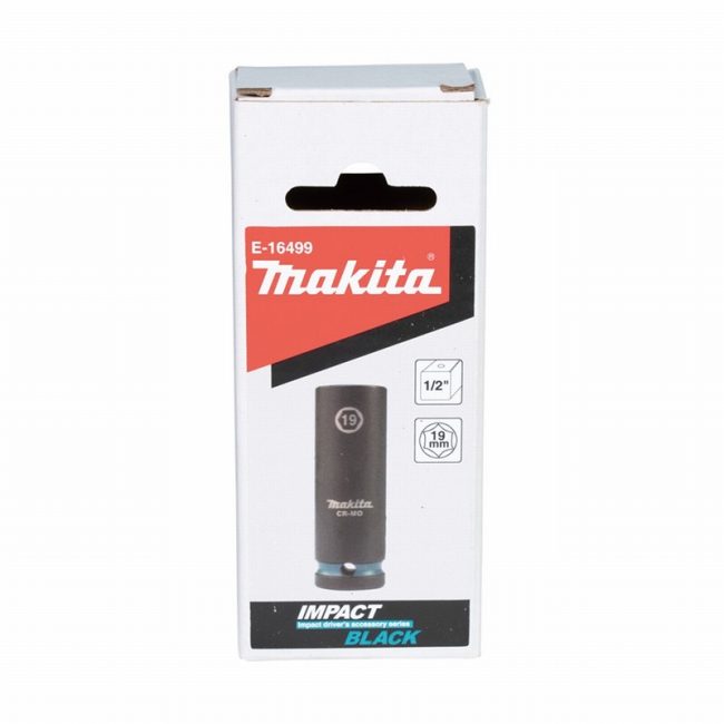 Makita E-16499 Impact Black 1/2", 19 mm Deep Socket Impact - Image 3