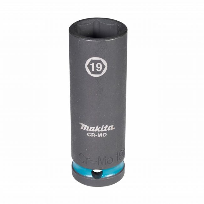 Makita E-16499 Impact Black 1/2", 19 mm Deep Socket Impact