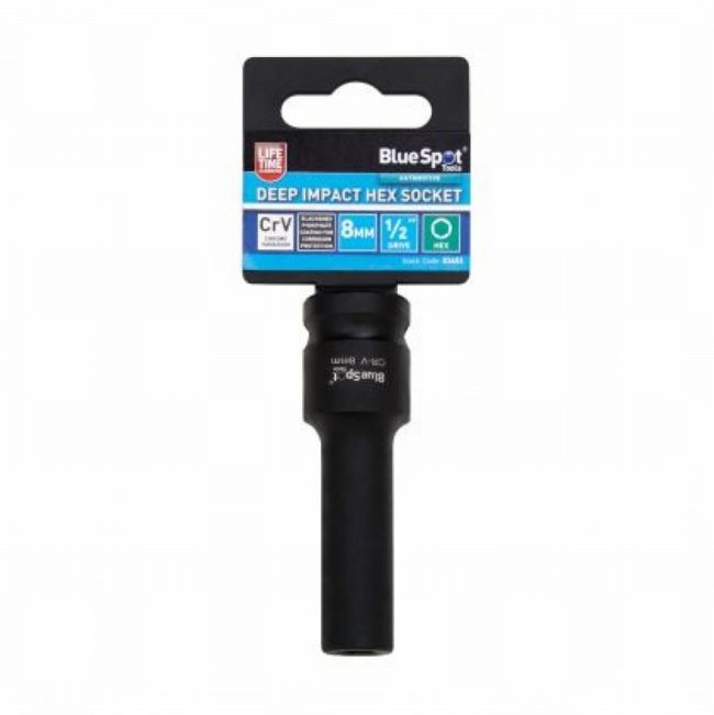 Blue Spot 01651 8mm Individual Deep Impact Hex Socket - Image 2