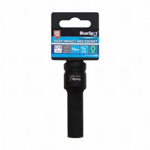 Blue Spot 01653 10mm Individual Deep Impact Hex Socket