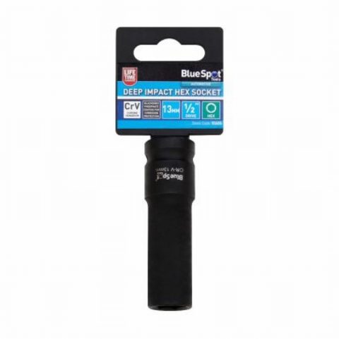 Blue Spot 01656 13mm Individual Deep Impact Hex Socket