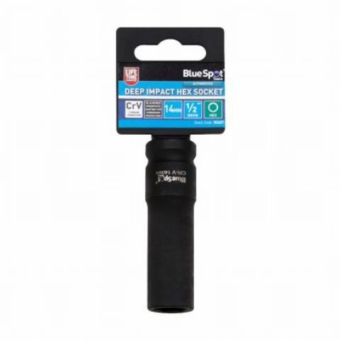 Blue Spot 01657 14mm Individual Deep Impact Hex Socket