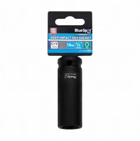 Blue Spot 01661 18mm Individual Deep Impact Hex Socket