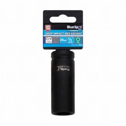 Blue Spot 01663 20mm Individual Deep Impact Hex Socket