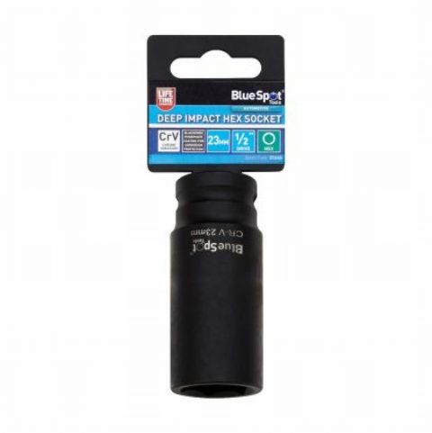 Blue Spot Tools (23mm) Individual Deep Impact Hex Socket