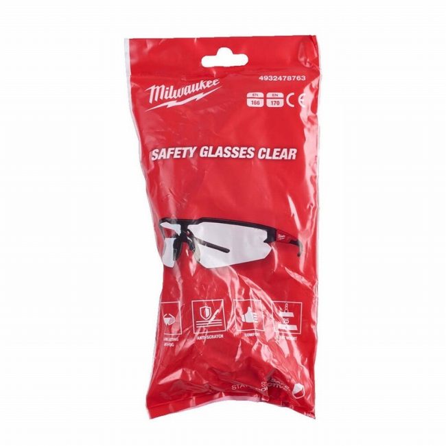 Milwaukee 4932478763 Enhanced Safety Glasses Clear - Image 4