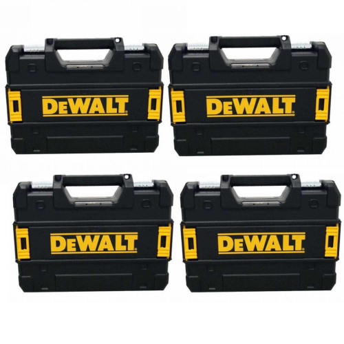 DEWALT Dewboxsmall Black TStak Power Tool Case – Pack of 4