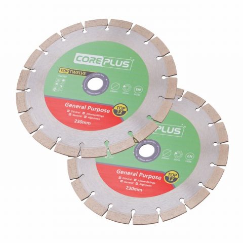 Coreplus CORTT122302 230mm Diamond Blade Twin Pack