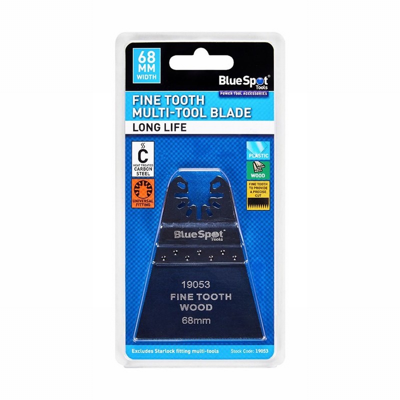 Blue Spot Tools 19053 - 68MM Fine Tooth Multi-Tool Blade - Image 2