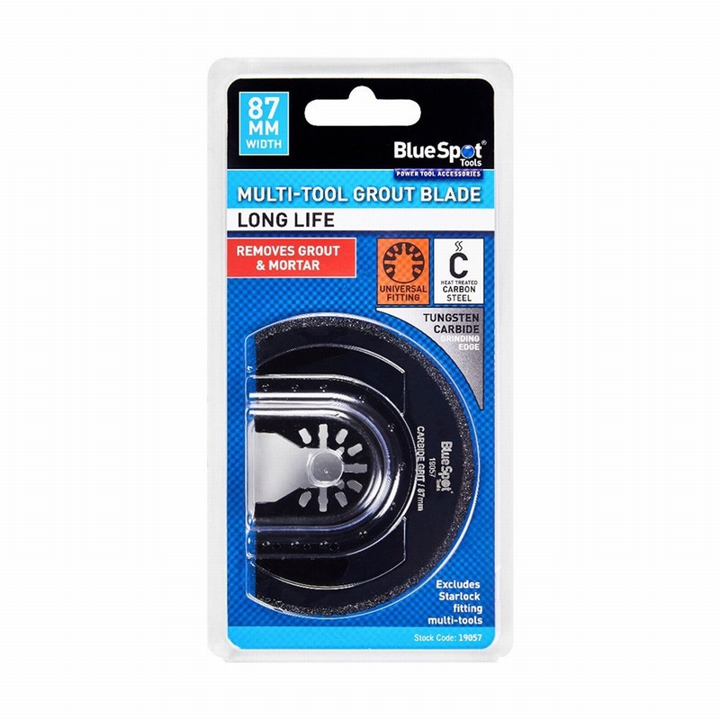 Blue Spot Tools 19057 - 87MM Multi-Tool Grout Blade - Image 2