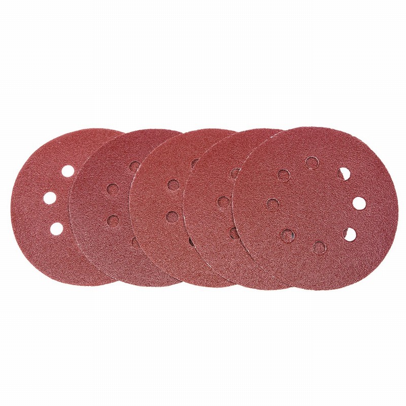Blue Spot Tools 19867 - 125mm 5 Pack 80 Grit Sanding Disc - Image 2
