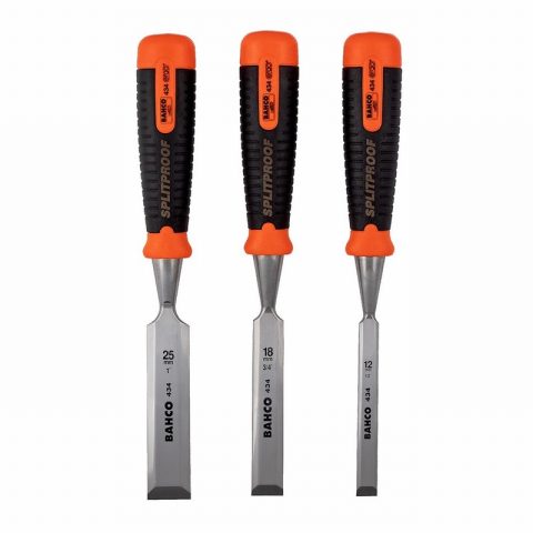 Bahco BAH434S3 434 Bevel Edge Chisel Set – 3 Piece