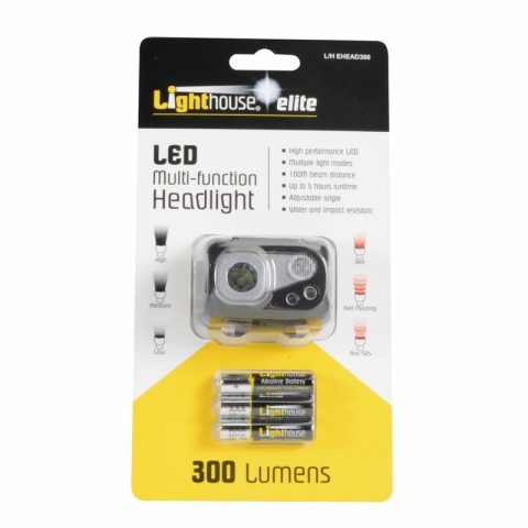 Lighthouse L/HEHEAD300 300 Lm Rechargeable LED Sensor Headlight