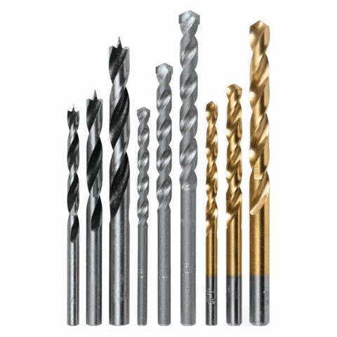 Makita D-71978 9 Piece Mixed Drill Bit Set in Plastic Case