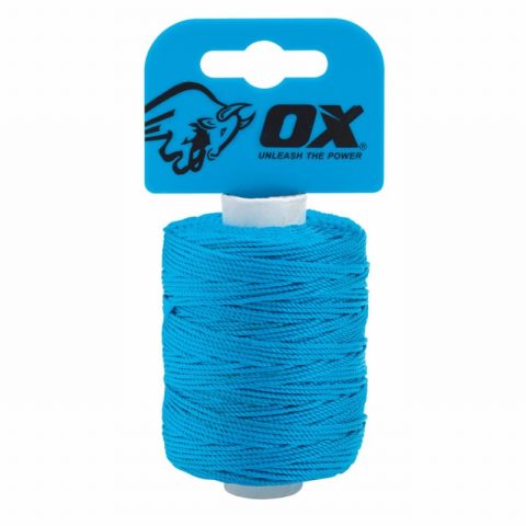OX OX-P103510 Nylon High Vis Builders Line Cyan 105m/350ft