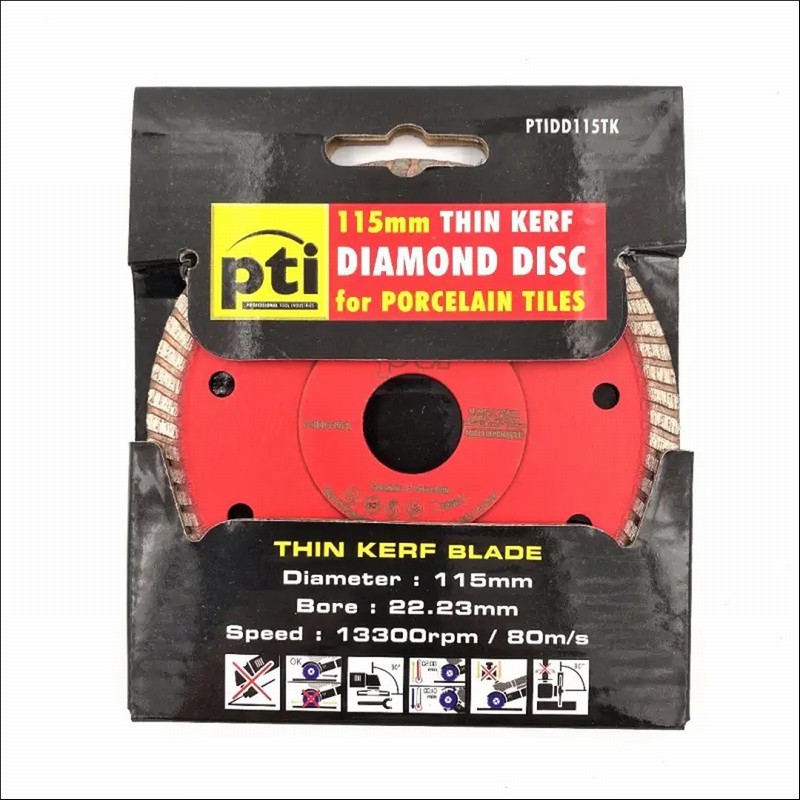PTI PTIDD115TK 115x22mm Diamond Blade Disc Porcelain Cutting - Image 2