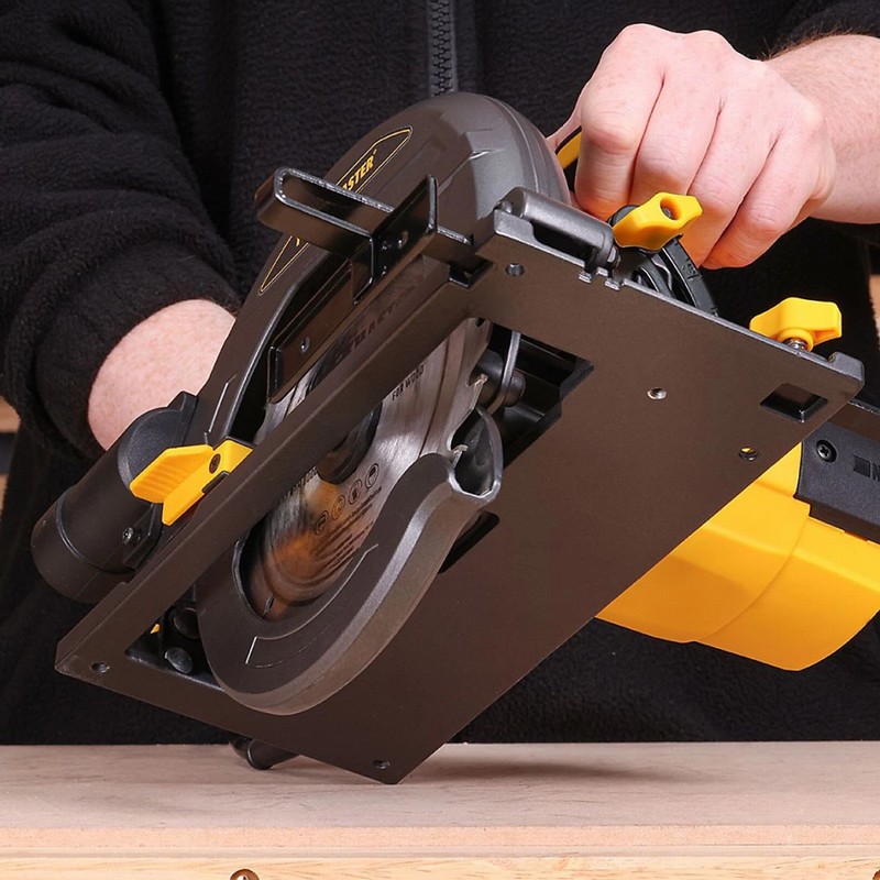 TOUGH MASTER TM-CS185 185mm Circular Saw 1400W with Guide & Adap - Image 4