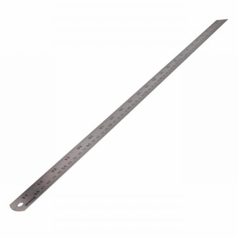 Stainless Steel Ruler Meta 24″ 60cm 600mm Metric Imperial