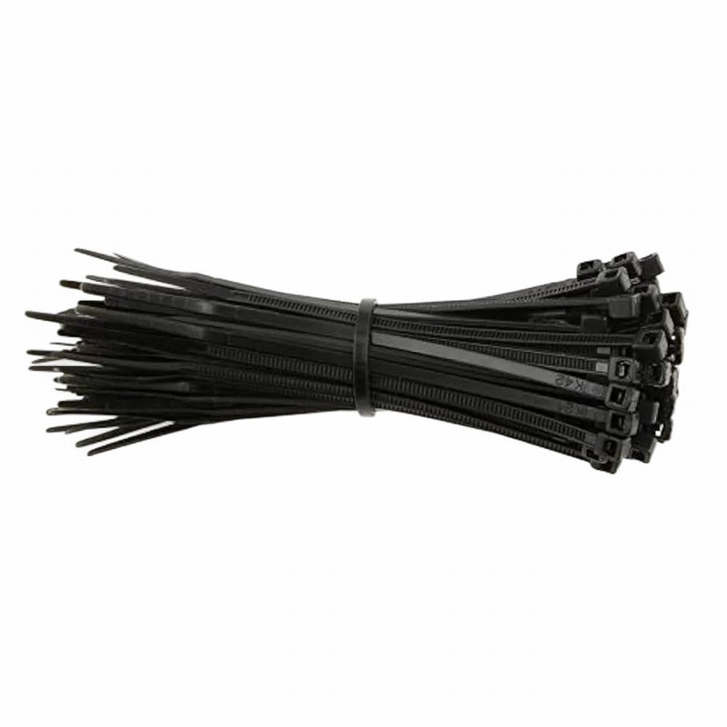 Forgefix FORCT100B 2.5 x 100mm Cable Tie Black - Bag 100