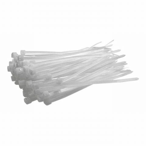 Forgefix FORCT100N 2.5 x 100mm Cable Tie Natural/Clear – Bag 100