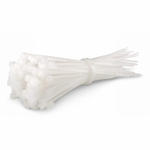 Forgefix FORCT36848N 4.8x368mm Cable Tie Natural/Clear – Bag 100