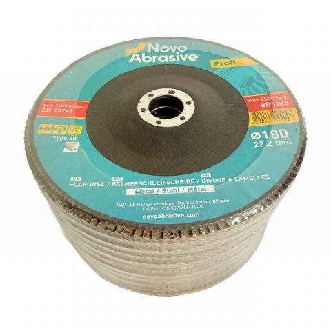 Novo Tools NAPFD18060 180mm 60Grit 10pk