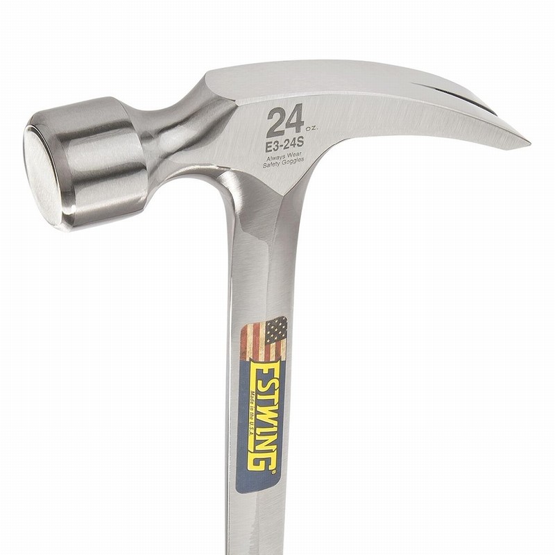 Estwing ESTE324S 680g(24oz) Smooth Face Claw Framing Hammer - Image 2