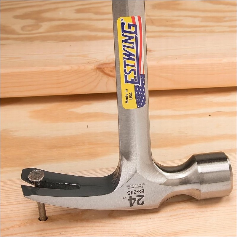 Estwing ESTE324S 680g(24oz) Smooth Face Claw Framing Hammer - Image 5