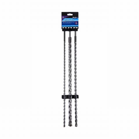 BlueSpot 20008 12mm, 16mm, 24mm x 600mm SDS Bit Set – 3 Piece