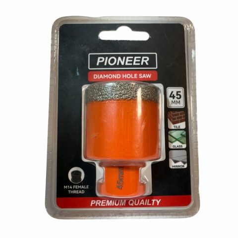 Pioneer DHM1445 Diamond Hole Saw 45mm M14 Thread Blistered