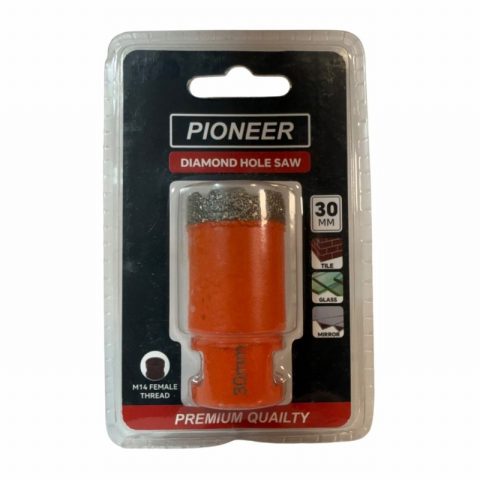 Pioneer DHM1430 Diamond Hole Saw 30mm M14 Thread Blistered