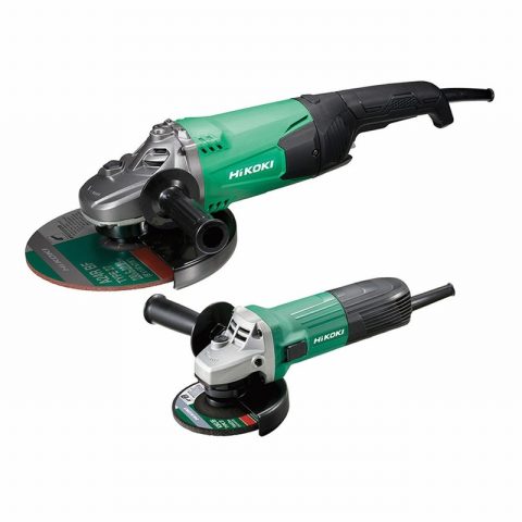 Hikoki HIKTWINSTL 110V 115mm/230mm Angle Grinder Twin Pack