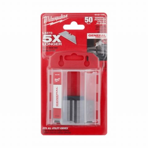 Milwaukee 48221950 General Purpose Utility Blades – Pack of 50