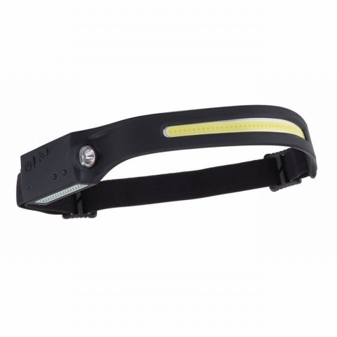 Draper 28236 3W COB LED Rechargeable Head Torch with Wave Sensor