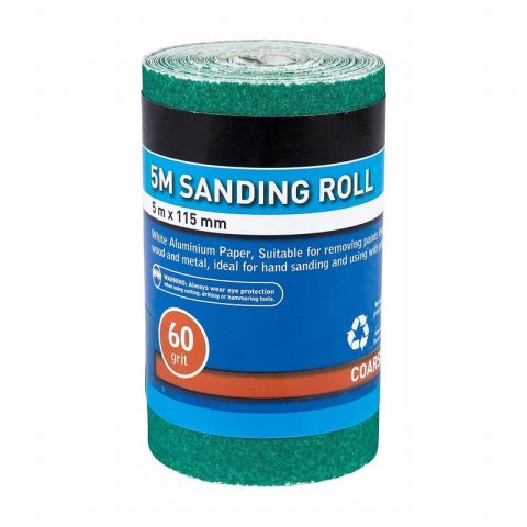 Blue Spot 19857 5mtr 115mm 60 Grit Sanding Roll