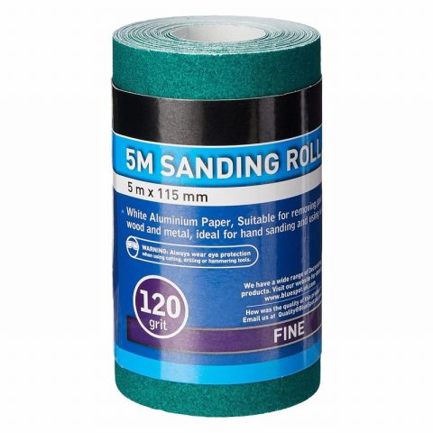 Blue Spot 19859 5mtr 115mm 120 Grit Sanding Roll