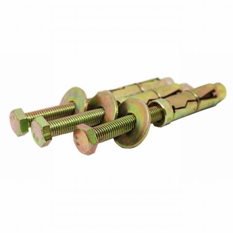 Samac PP1025LOO4  M10-25mm Loose Bolt Shield Anchors – 4pc