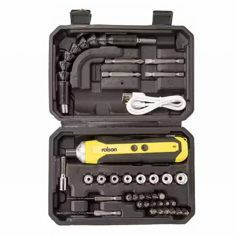 Rolson 70734-H1 USB Rechargeable Screwdriver Set