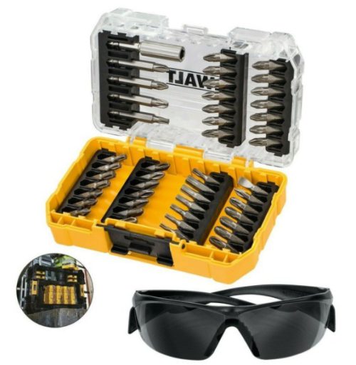 DeWalt DT70703 Screwdriving Set; 47 Piece + Safety Glasses