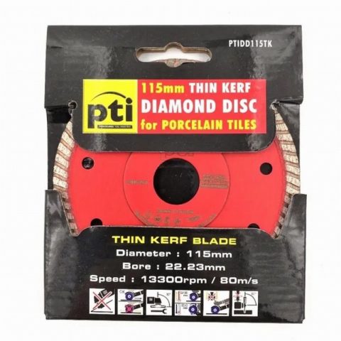 PTI PTIDD115TK 115mm Porcelain Cutting Diamond Blade