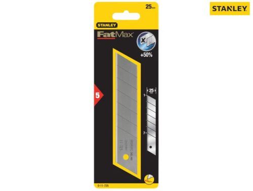 Stanley STA011725 25mm FatMax Snap Off Blades – Pack of 5